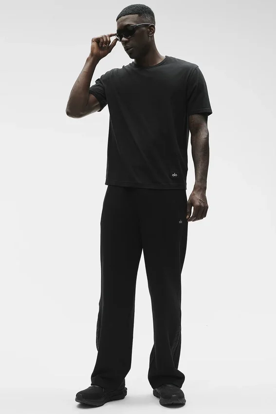 Essential Kurzarmshirt für den Street-Stil – Schwarz