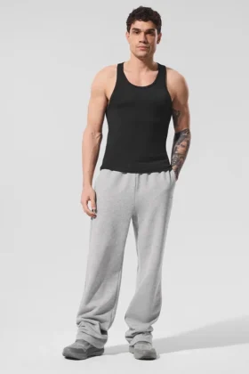 Everyday Modal Rib Top – Schwarz