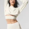 Extrem kurz geschnittener Pullover – Elfenbein
