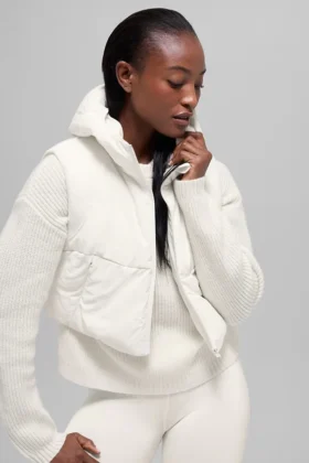 Fast Lane Daunenweste – Ivory