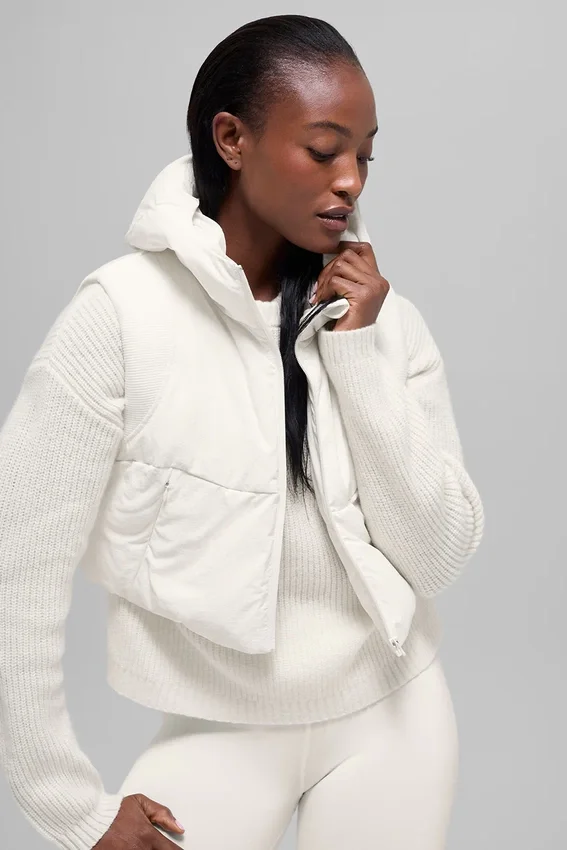 Fast Lane Daunenweste – Ivory
