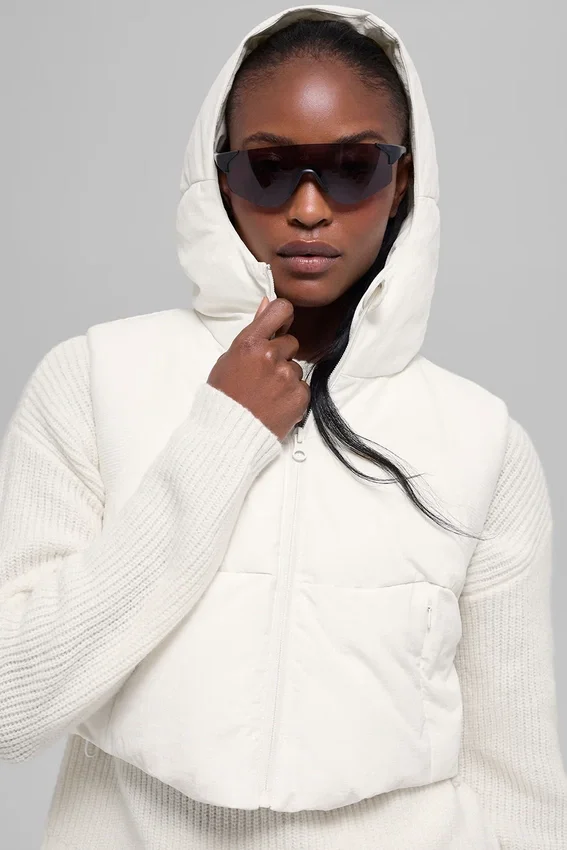 Fast Lane Daunenweste – Ivory