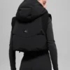 Fast Lane Puffer-Weste – Schwarz