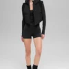 Fast Lane Puffer-Weste – Schwarz