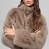 Faux Fur Allure Jacke – Oat