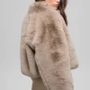 Faux Fur Allure Jacke – Oat