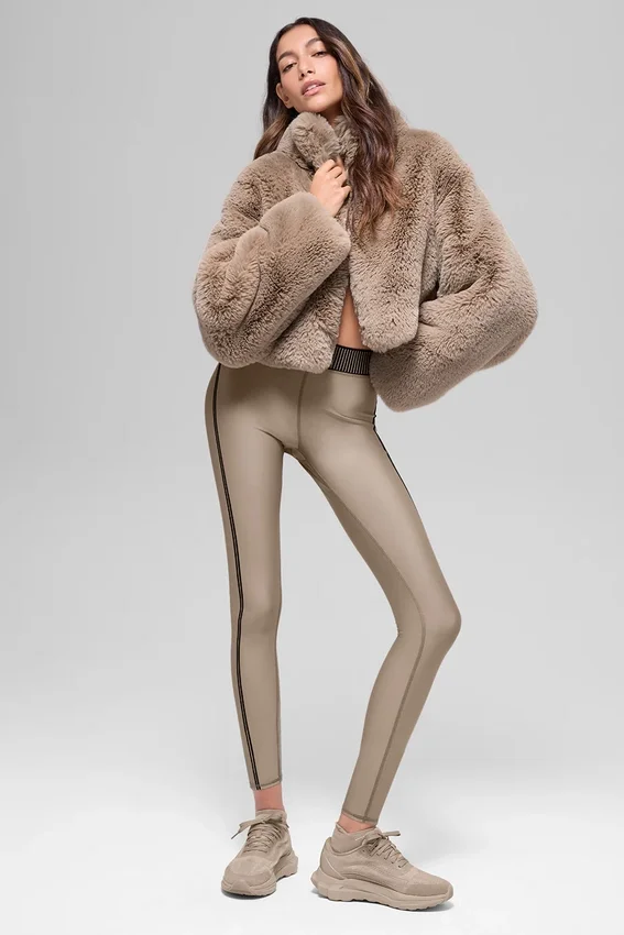 Faux Fur Allure Jacke – Oat