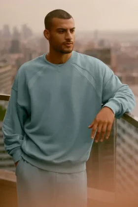Field Sweatshirt mit Rundhalsausschnitt – Desert Sage
