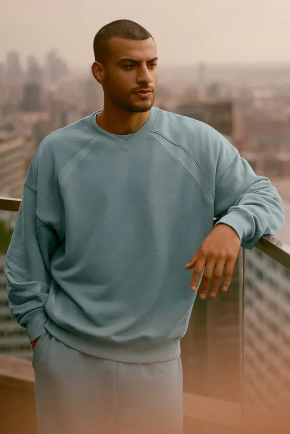 Field Sweatshirt mit Rundhalsausschnitt – Desert Sage