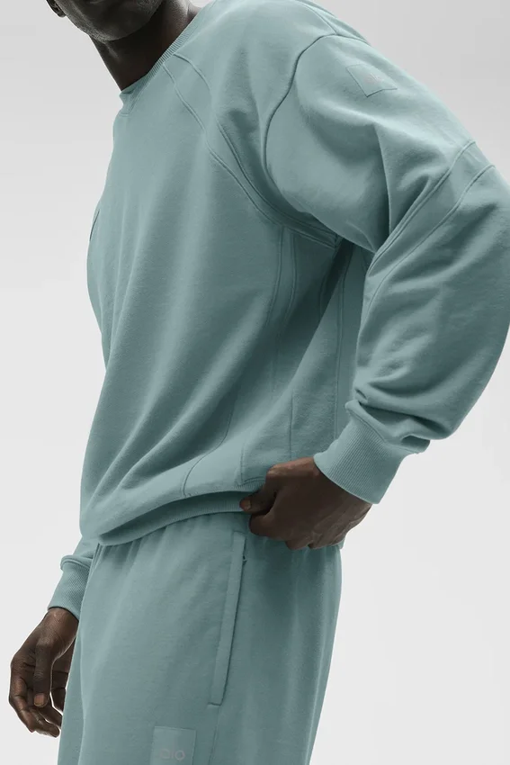 Field Sweatshirt mit Rundhalsausschnitt – Desert Sage