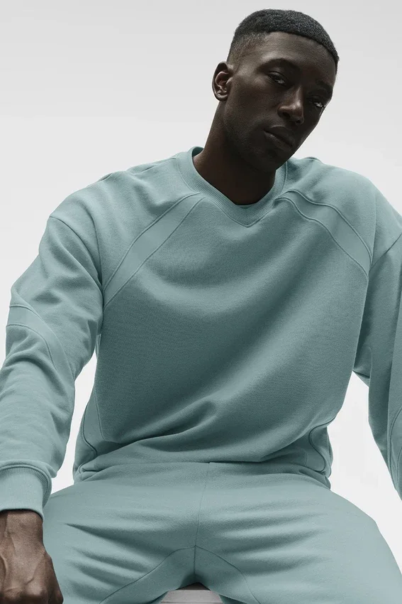 Field Sweatshirt mit Rundhalsausschnitt – Desert Sage