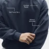 Field Sweatshirt mit Rundhalsausschnitt – Navy