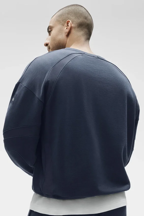 Field Sweatshirt mit Rundhalsausschnitt – Navy