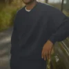 Field Sweatshirt mit Rundhalsausschnitt – Navy