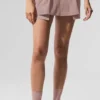 Flip It Mini-Skort – Taupe