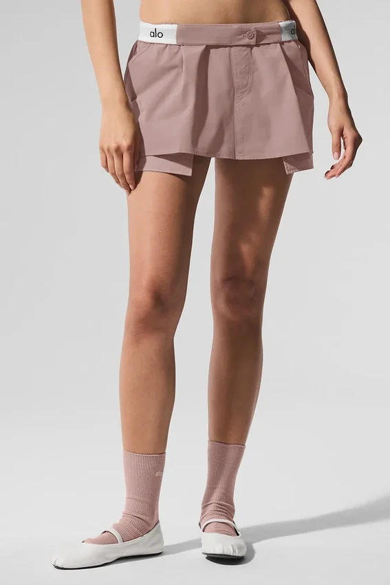 Flip It Mini-Skort – Taupe