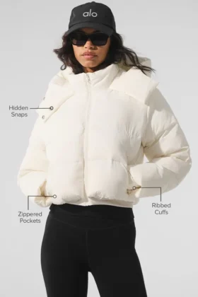 Foxy Daunenjacke – Elfenbein
