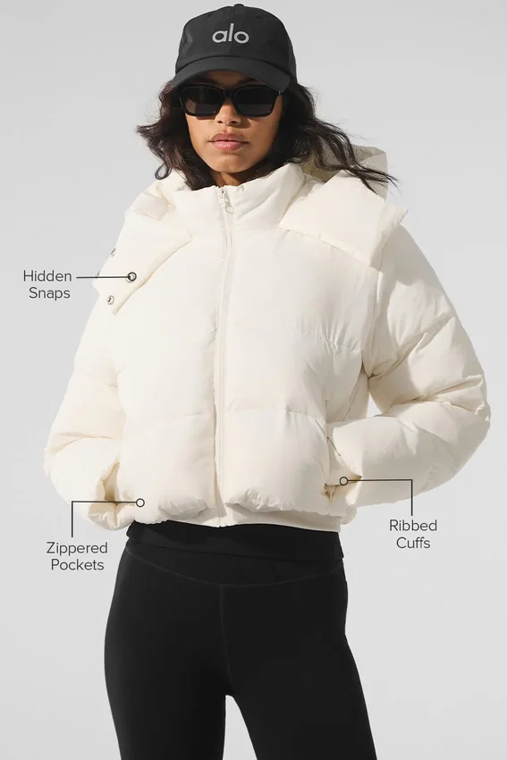 Foxy Daunenjacke – Elfenbein