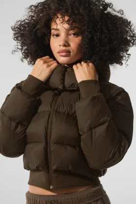 Foxy Daunenjacke – Espresso