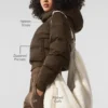 Foxy Daunenjacke – Espresso