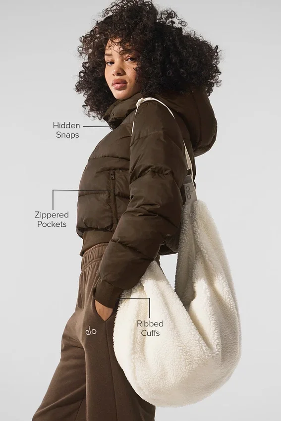 Foxy Daunenjacke – Espresso
