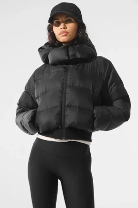 Foxy-Daunenjacke – Schwarz