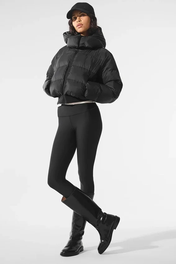 Foxy-Daunenjacke – Schwarz