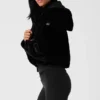 Foxy-Jacke aus Kunstfell – Schwarz