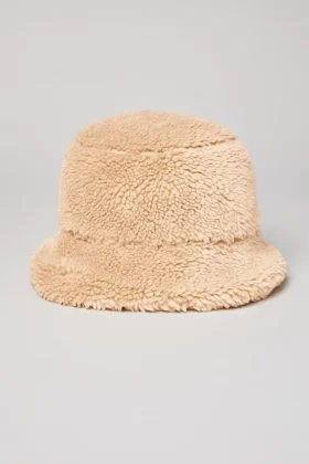 Foxy Sherpa-Bucket-Hat – Camel