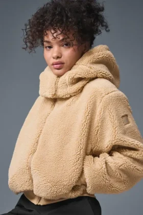 Foxy Sherpa-Jacke – Camel