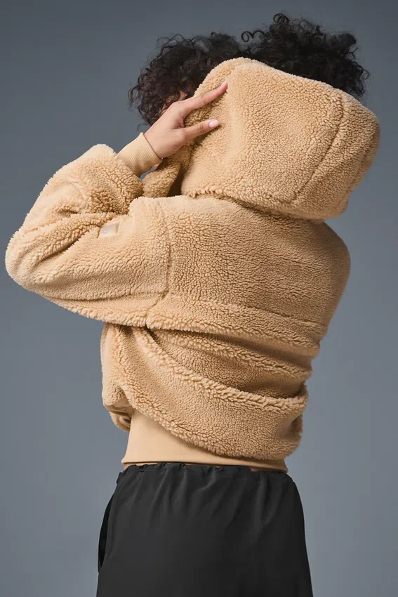 Foxy Sherpa-Jacke – Camel