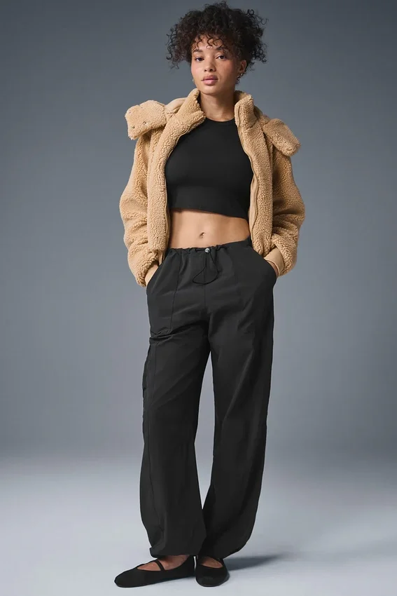 Foxy Sherpa-Jacke – Camel