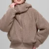 Foxy Sherpa-Jacke – Chai Latte