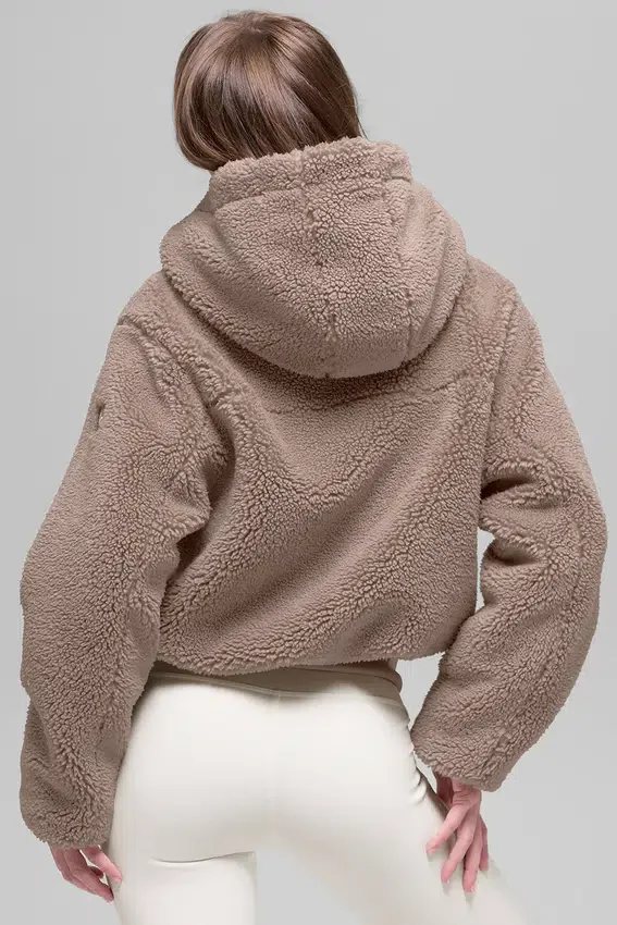 Foxy Sherpa-Jacke – Chai Latte