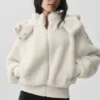 Foxy Sherpa-Jacke – Elfenbein