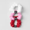 Fresh Mini-Haargummi 3er-Pack – Kräftiges Rot/Zartes Rosa/Weiß