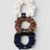 Fresh Mini-Haargummi 3er-Pack – Sonnengebräuntes Braun/Elfenbein/Marineblau