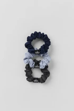 Fresh Mini-Haargummi 3er-Pack – Winterfrost/Marineblau/Anthrazit