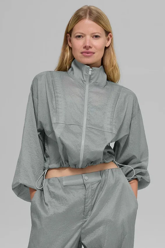 Game Time Full-Zip-Jacke – Lunar Grey