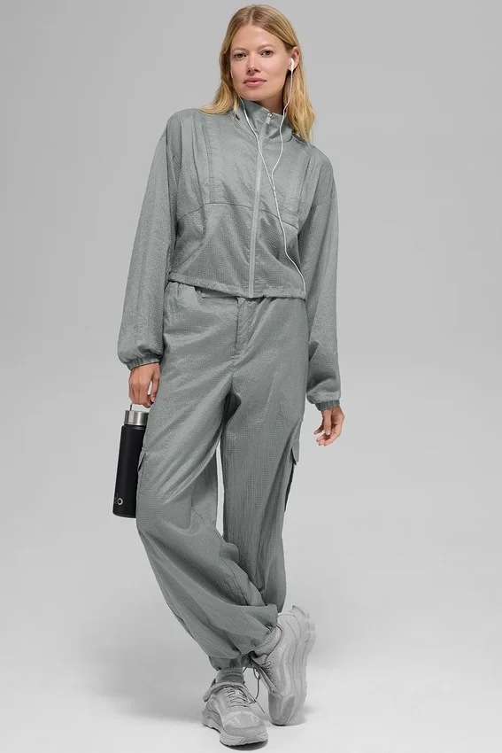 Game Time Full-Zip-Jacke – Lunar Grey