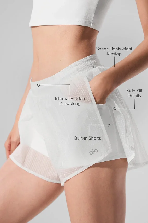 Game Time Shorts – Weiß