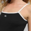 Gerippter Highline-Pullover – Schwarz/Weiß