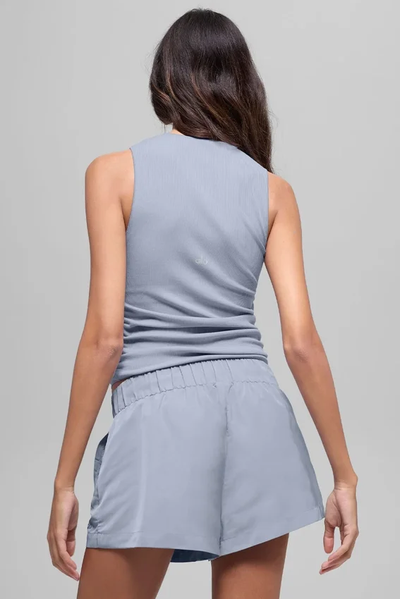 Geripptes „En Pointe“-Top – Winter Frost