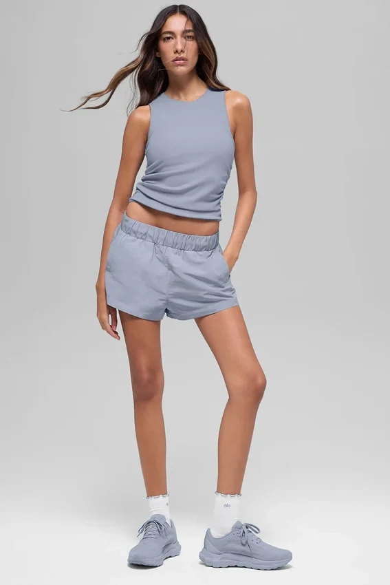 Geripptes „En Pointe“-Top – Winter Frost