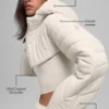 Gesteppte „Starlight“-Puffer-Weste – Bone