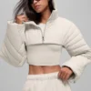 Gesteppte „Starlight“-Puffer-Weste – Bone