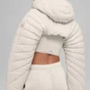 Gesteppte „Starlight“-Puffer-Weste – Bone