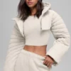 Gesteppte „Starlight“-Puffer-Weste – Bone