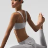 Gewaschene High-Waist Alosoft Sunray Leggings – Grey Sky Wash