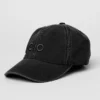 Gewaschene Off-Duty-Kappe – Vintage Black